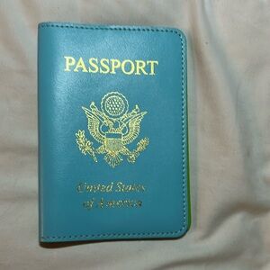 Baekgaard Ltd Passport Holder with Gold Embossing